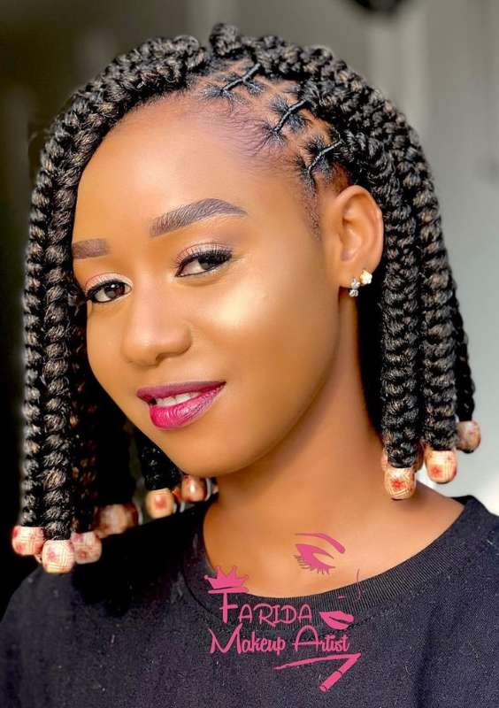 Fulani braids with beads - fulani braids with beads and curls