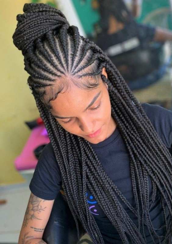 Fulani braids with curls - fulani braids with curls and beads