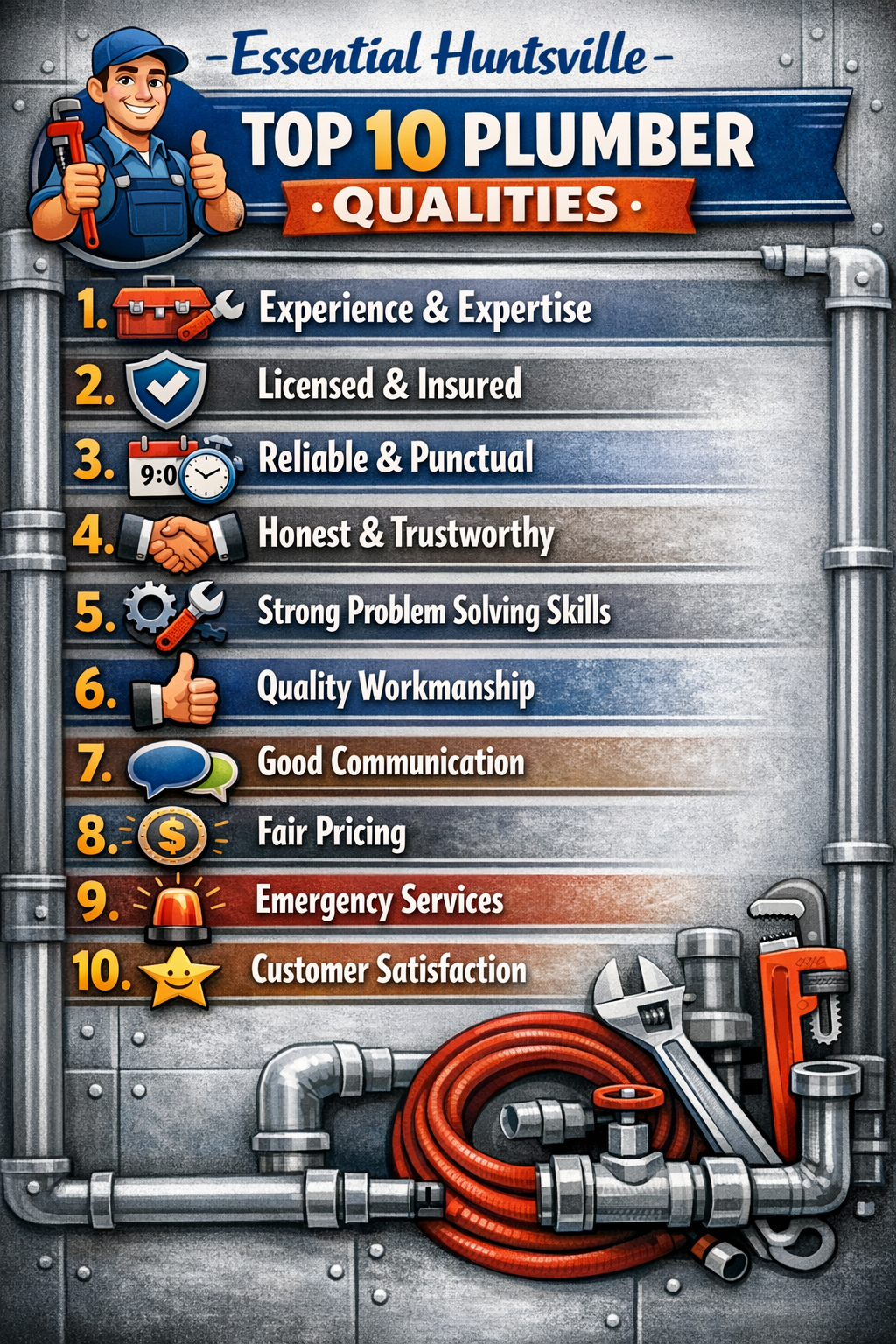 Huntsville Top 10 Plumbers